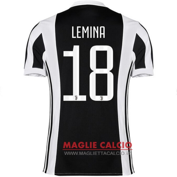 nuova maglietta juventus 2017-2018 lemina 18 prima